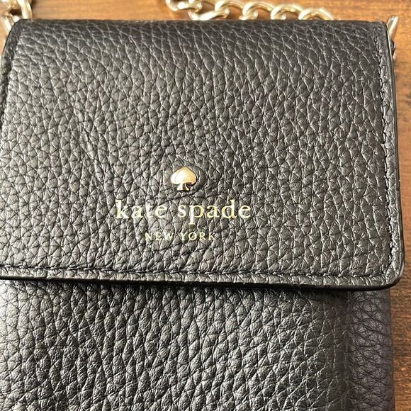 Kate Spade North/South Crossbody Pebbled Leather Crossbody phone case excellent - Picture 3 of 9
